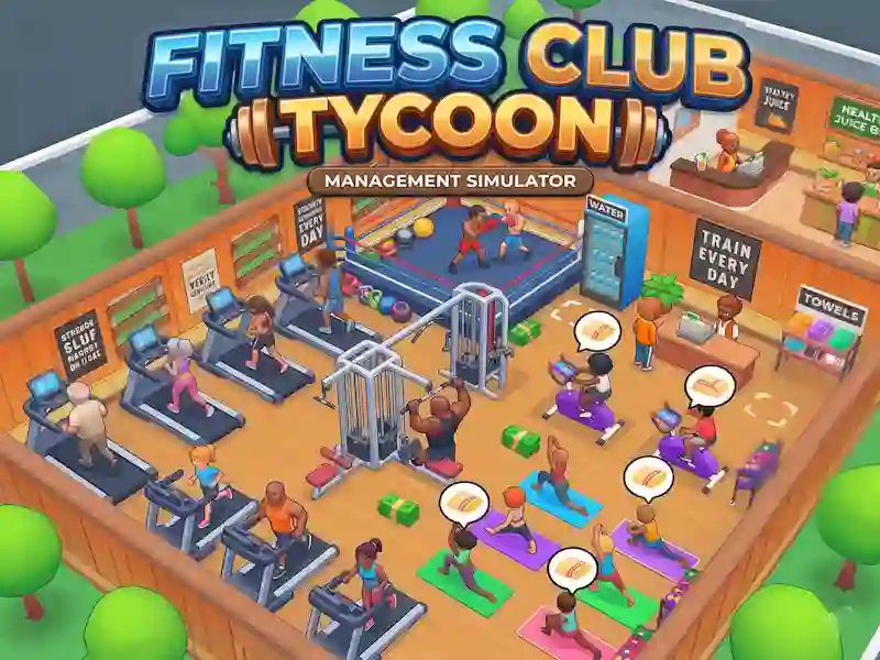 Igra Fitness Club Tycoon spletu