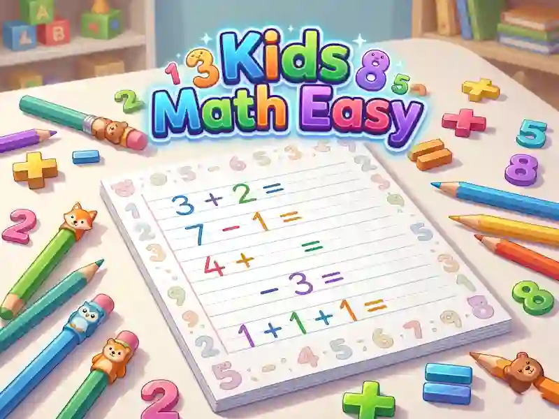 Igra Kids Math Easy spletu