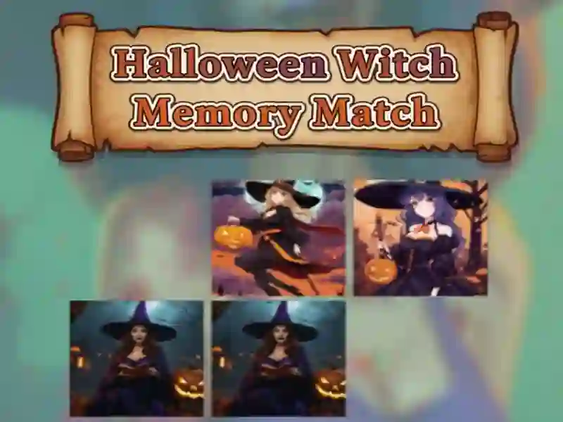 Igra Halloween čarovnica: spominska tekma spletu