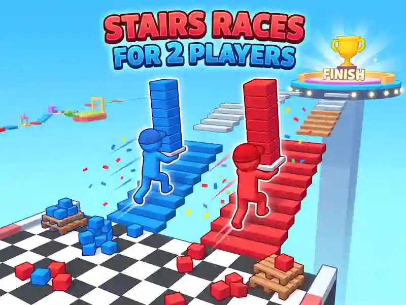Igra Stairs Races For 2 Players spletu