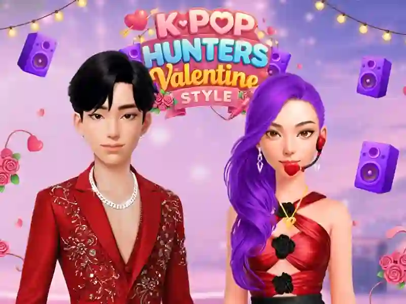 Igra K-pop lovci za valentinovo spletu