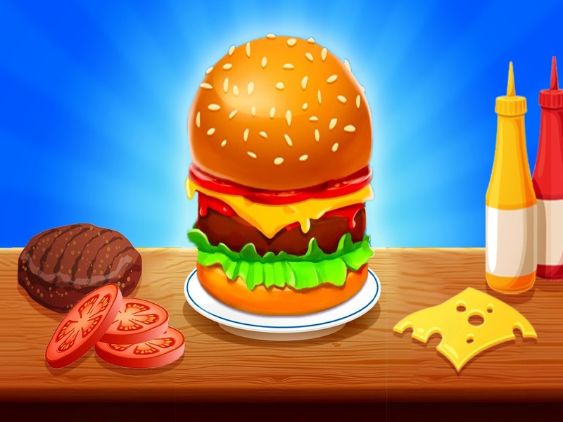 Igra Burger Cafe spletu