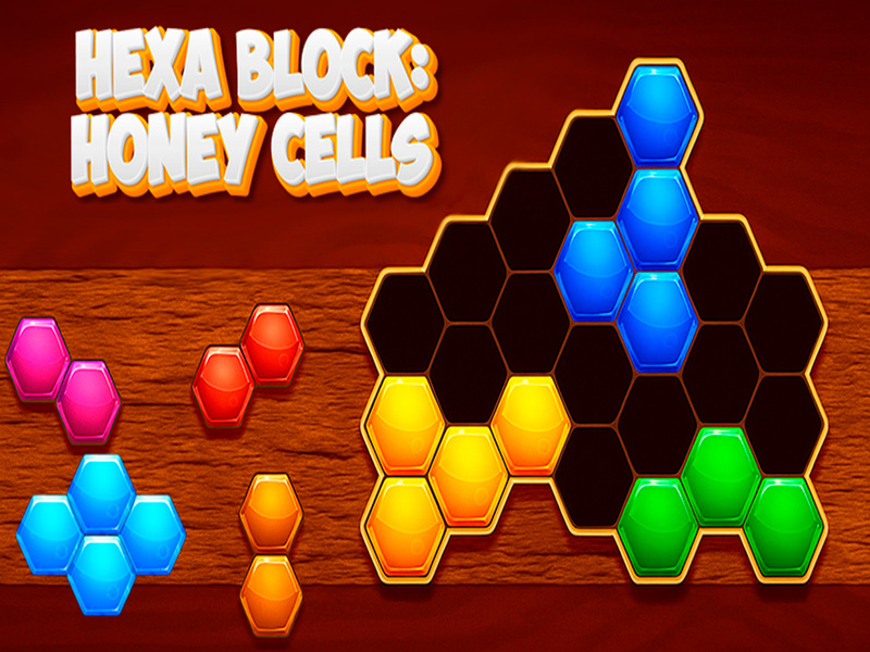 Igra Hexa bloki: medene celice spletu
