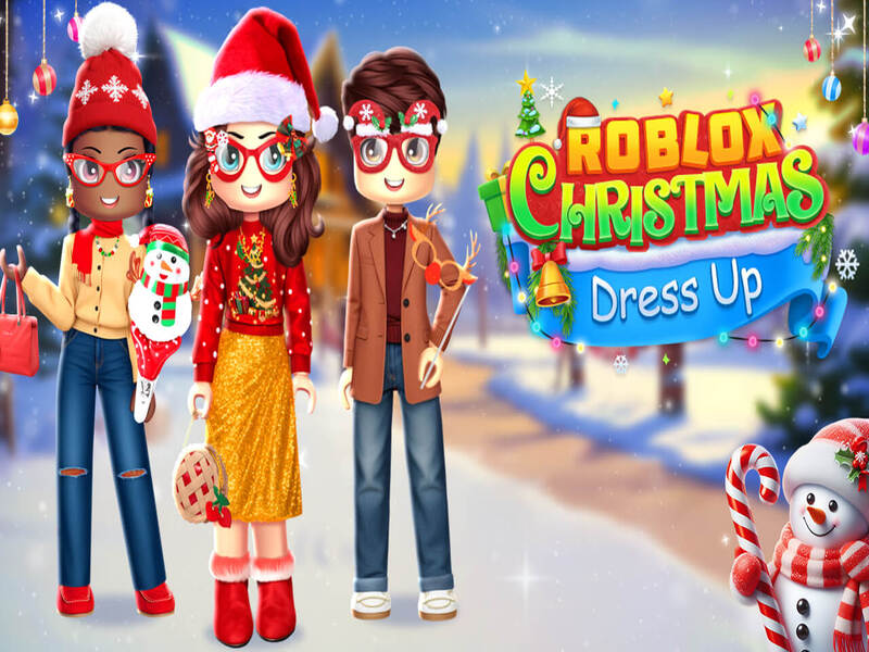 Igra ROBLOX: Božična obleka spletu