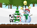 Igra Božična Panda Tek spletu
