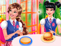 Igra Princese: Kuhanje Hamburgerjev spletu