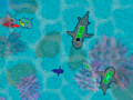 Igra Sharkz.io spletu