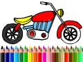 Igra Nazaj v šolo: Barvanje motorja spletu