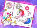 Igra Čudovit Cute Unicorn Kolažna Knjiga spletu
