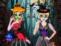 Igra Halloweenska obleka za sestre spletu