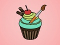 Igra Barvanje Sladkih Cupcake-ov spletu