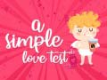 Igra Enostavni test ljubezni spletu