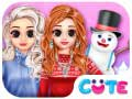 Igra Princese Zimski Stil spletu