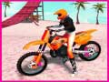 Igra Motocross Plažni Skok Motoristični Akcijski spletu