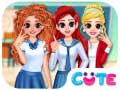 Igra BFF Princeska Nazaj v Šolo spletu