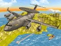 Igra Izziv simulatorja letenja vojaškega letala 3D spletu