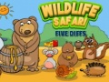 Igra Safari divjih živali: Pet razlik spletu