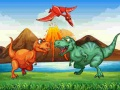 Igra Barvite Dinosavre Match 3 spletu