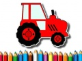 Igra Enostavno barvanje za otroke - Traktor spletu