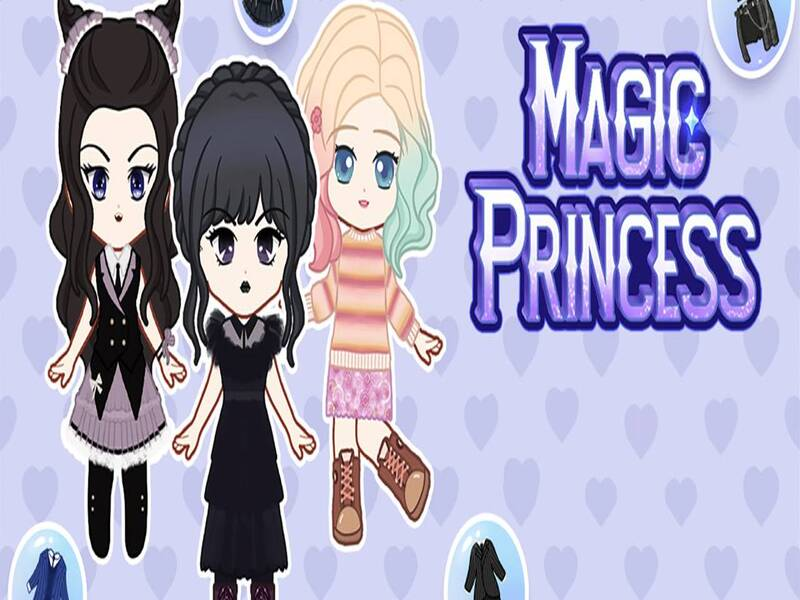 Igra Čarobna princesa: oblečemo lutko spletu