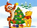 Igra Božični sestavljanka Winnie the Pooh spletu