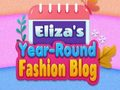 Igra Elizin modni blog skozi vse leto spletu