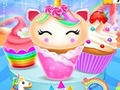 Igra Oblikovanje kuhanja cupcakov z enorogom in morsko deklico spletu