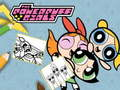 Igra Knjiga za barvanje Powerpuff deklic spletu