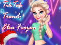 Igra TikTok Trend: Elsa Zmrznjena spletu