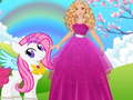 Igra Barbie in Poni Oblačenje spletu