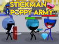 Igra Stickman proti vojski Poppy spletu