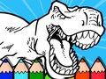 Igra Barvanje dinozavrov za otroke spletu