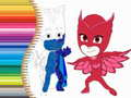 Igra Barvna knjiga za PJ Masks spletu