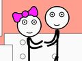 Igra Stickman Bežanje - Ljubezenska Zgodba spletu