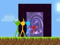 Igra Stickman Parkour Nebesna Dežela spletu