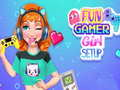 Igra Zabavna #GamerGirl Nastavitev spletu