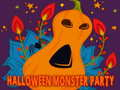 Igra Halloween Monster Party Sestavljanka spletu