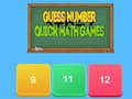 Igra Uganite številko Hitre matematične igre spletu