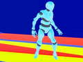 Igra Noob Robo Parkour spletu