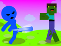 Igra Stickman: Pobeg pred zombijem spletu