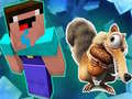 Igra Noob Parkour: Snežna Doba spletu