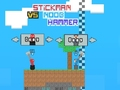 Igra Stickman proti Noob Kladivo spletu