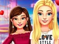 Igra BFFs Srednja Šola Prva Zmenek Izgled spletu