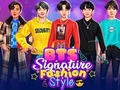 Igra Podpisni Modni Slog BTS spletu