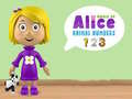 Igra Svet številk živali Alice spletu