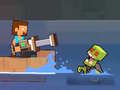 Igra Piratski Block Craft Streljac Pošasti spletu