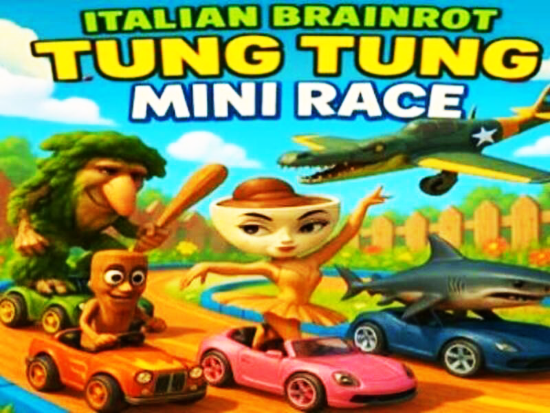 Igra Italijanska možganska krog: Tung Tung Mini Race spletu
