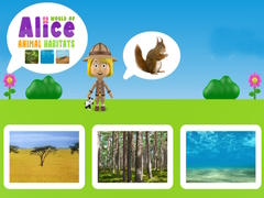 Igra Svet živalskega habitata Alice spletu