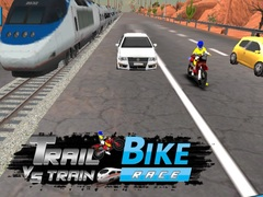 Igra Dirka med trail kolesom proti vlaku spletu