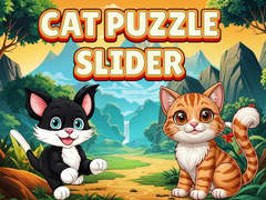 Igra Mačja Puzzla Drsnik spletu